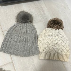 Jcrew Pom Pom beanies